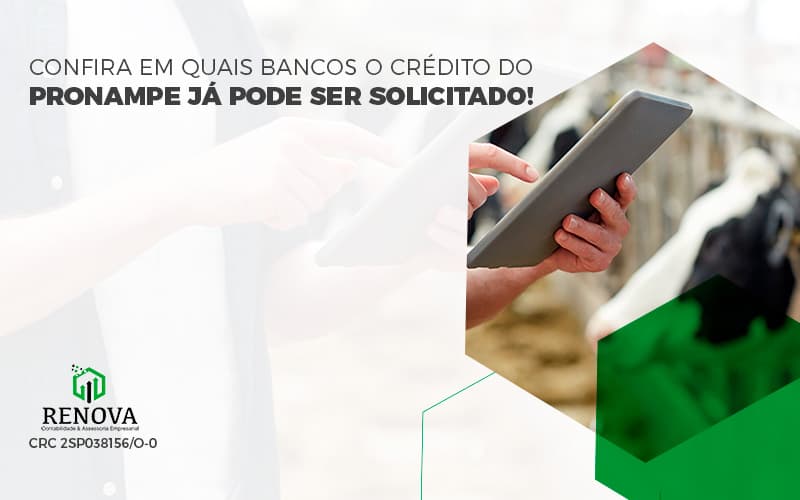 Confira em quais bancos o crédito do Pronampe já pode ser solicitado!